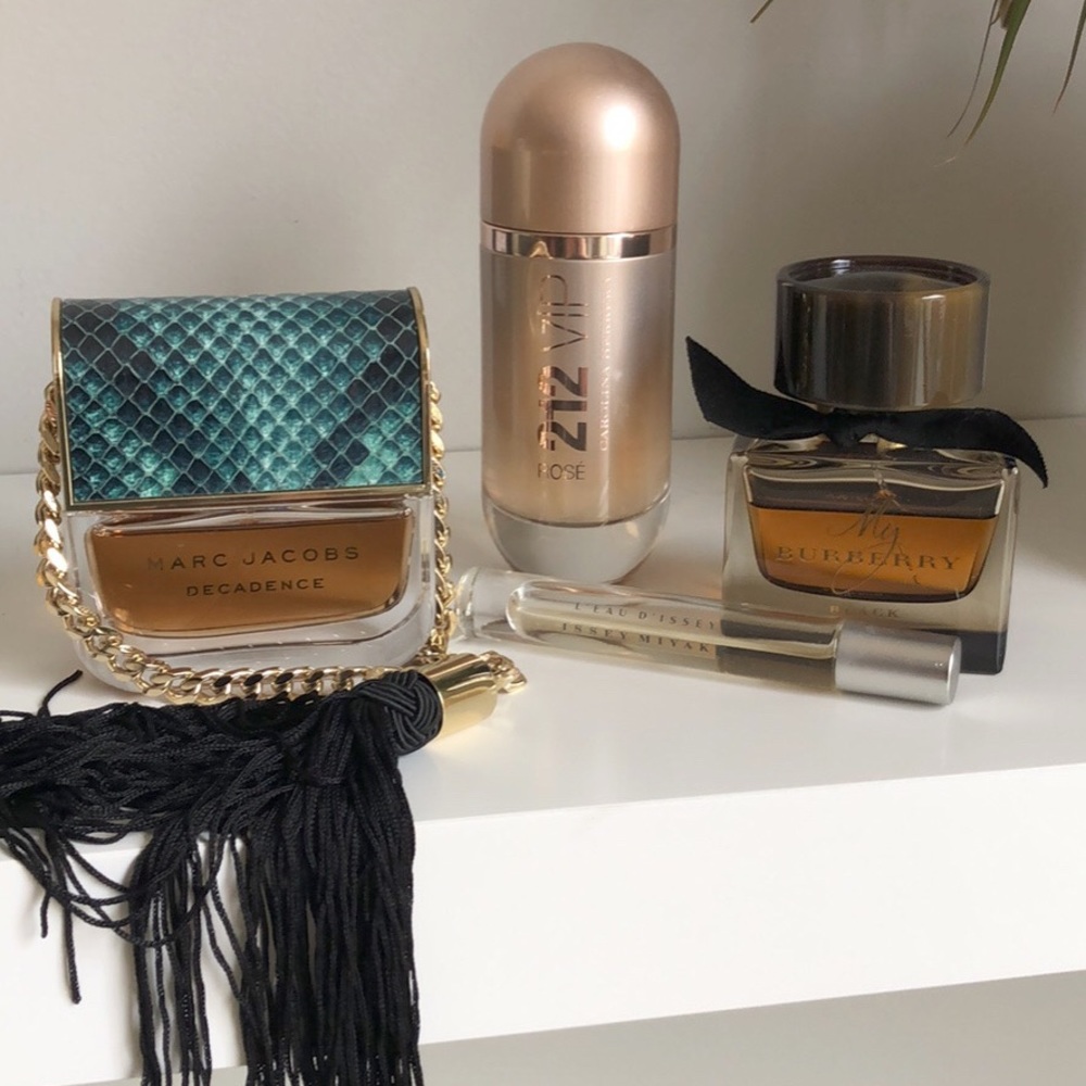 Perfumes: Burberry, Issey Miyake